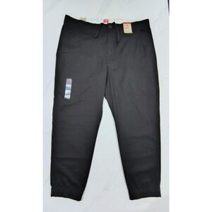 NWT Levi's XX Chino Joggers Black Stretch Tapered Leg Mens XXL Fitted Ankle